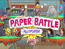 Nickelodeon Paper Battle Multiplayer Online