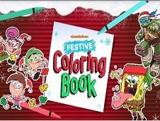 Nickelodeon Festive Coloring Book Online