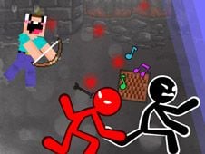 Noob Archer vs Stickman Zombie: Zombie Shooter Online