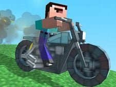 Nubik Rides a Motorcycle