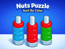 Nuts Puzzle: Sort By Color
