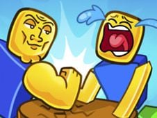 Obby Escape: Gym Arm Wrestling Online