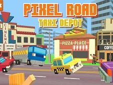 Pixel Road Taxi Depot