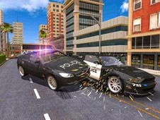 Police Car Stunt Simulation 3D