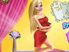 Pregnant Barbie Spa Day