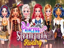 Princess Girls Steampunk Rivalry