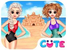 Princess Summer Sand Castle Online