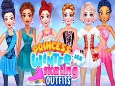 Princess Winter Ice Skating Outfits