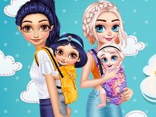 Princesses Baby Wearing Fun Online