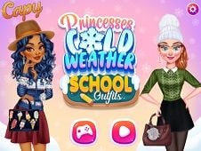 Princesses Cold Weather School Outfits