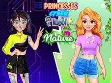 Princesses Cyber Robot vs Nature