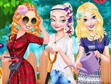 Princesses Gardening in Style Online
