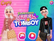 Princesses Girly Chic vs Tomboy