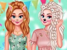 Princesses Sleepover Party Online