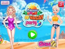 Princesses Summer Vacay Party Online