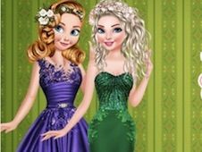 Princesses Christmas Glittery Ball Online