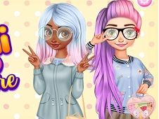 Princesses Kawaii Looks and Manicure Online