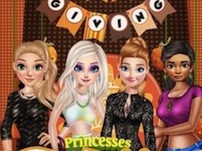 Princesses Thanksgiving Party Online