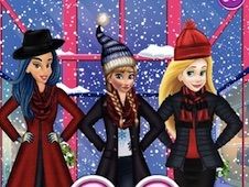 Princesses Winter Shopping