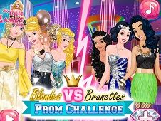 Blondes VS Brunettes Prom Challenge