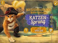 Puss in Boots Leaping Cat