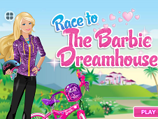 Race to The Barbie Dreamhouse  Online