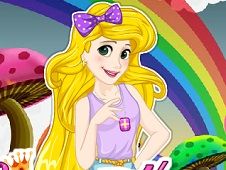 Princess Rapunzel Hipster Style Makeover