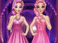 Rapunzel and Anna Pink Style