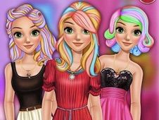 Rapunzel Dye Hair Design