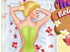 Rapunzel Relaxing at the Spa Online