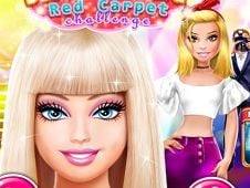 Barbie and Lara Carpet Challenge