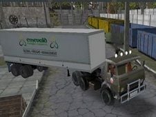Russian Kamaz Truck Driver