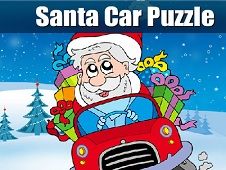 Santa Car Puzzle Online