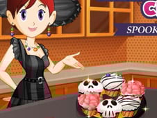 Sara Cooking Class Spooky Cupcakes