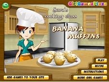 Saras Cooking Class Banana Muffins