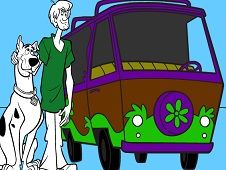 Coloring Scooby Doo