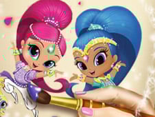 Shimmer and Shine Coloring Book