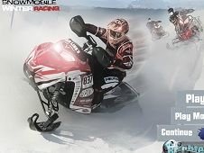 Snowmobile Winter Racing