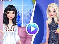 Snow White vs Elsa Brunette vs Blonde