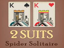 Spider Solitaire 2 Suits