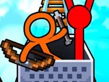 Stickman Carts: Roller Coaster Stick Online