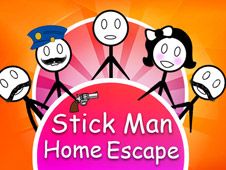 Stickman Home Escape Online