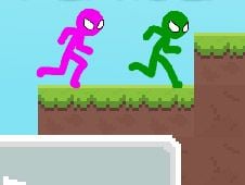 Stickman Party Parkour — play online for free on Playhop