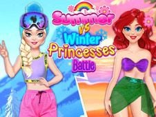 Summer vs Winter Princesses Battle Online