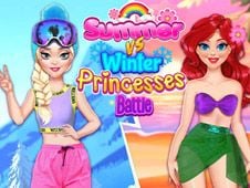 Summer vs Winter Princesses Battle