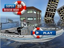 Super 3D Rescue Boat Online