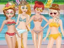 Princesses Summer Swimming Competition Online