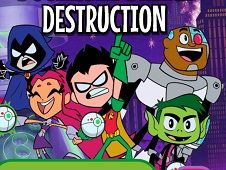 Teen Titans GO Doomsday Device Destruction Online