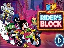Teen Titans Go to The Movies Riders Block