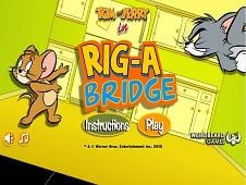 Tom and Jerry Rig A Bridge